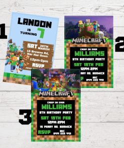 Kids Custom Birthday Invitations