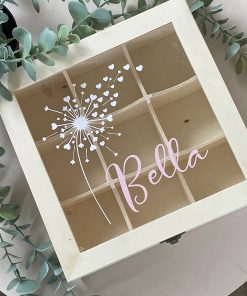 Personalised Wooden Compartment Box