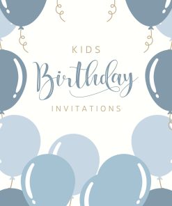 Kids Custom Birthday Invitations
