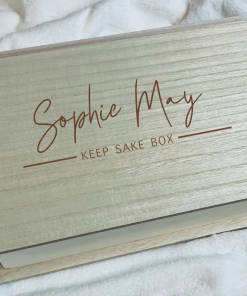 Personalised Wooden Keepsake Box 8