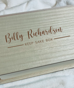 Personalised Wooden Keepsake Box 8