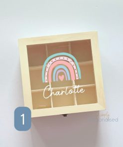 Personalised Wooden Compartment Box