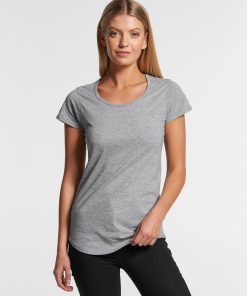 Ladies Mali Curve Hem Tee