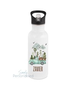 Personalised Stainless Steel Drink Bottle – 600ml, eco-friendly, durable and stylish