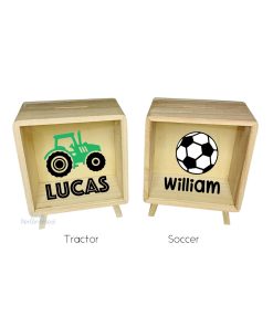 Wooden Money Box