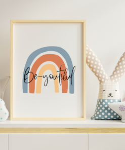 Be-youtiful Rainbow Print