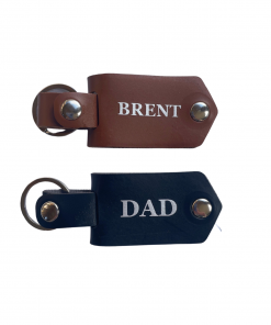 PersonalisedVegan Leather Photo Keyring