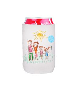 Alternative view of Stubby holder with your Child's artwork