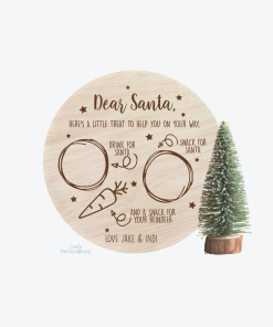 Santa Placemat Plate