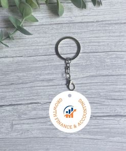 Business Logo Keyring