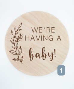 Small Baby Announcement Sign