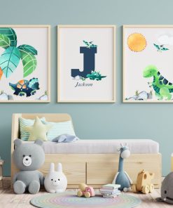 Dinosaur Initial Prints Set 3