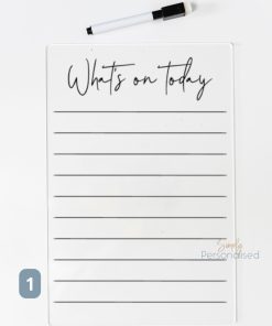 Reusable to-do list