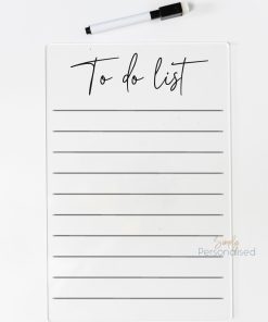 Reusable to-do list