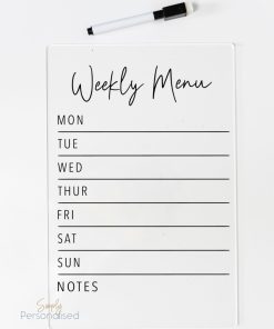 Reusable Meal Planner