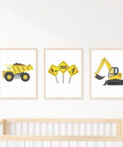 Set 3 Construction Prints