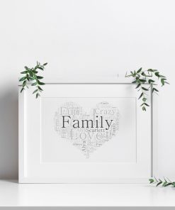 Personalised Word Collage Gift