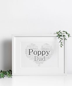 Personalised Word Collage Gift