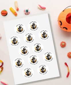 Halloween Lolly Bag Stickers