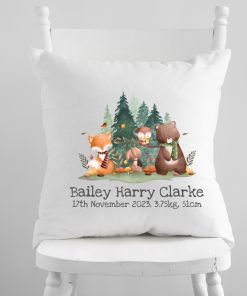 Custom Birth Detail Cushion