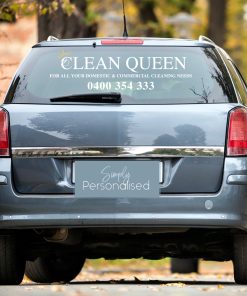Alternative view of Custom Car Window Signage