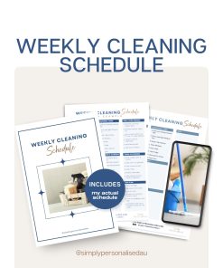 Weekly Cleaning Schedule Website Image