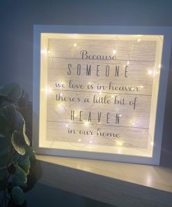 Memorial Light Frame