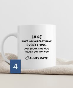 Personalised “Don’t Buy Me Anything” Ceramic Mug | Gift for Someone Who Has Everything - Image 6
