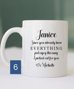 Personalised “Don’t Buy Me Anything” Ceramic Mug | Gift for Someone Who Has Everything - Image 8